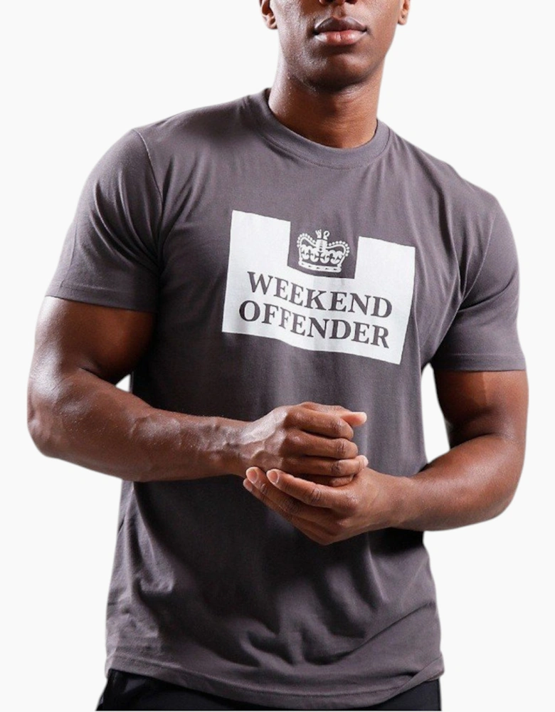 Weekend Offender Mens T Shirt Crew Neck Prison Summer Casual Cotton Short Sleeve