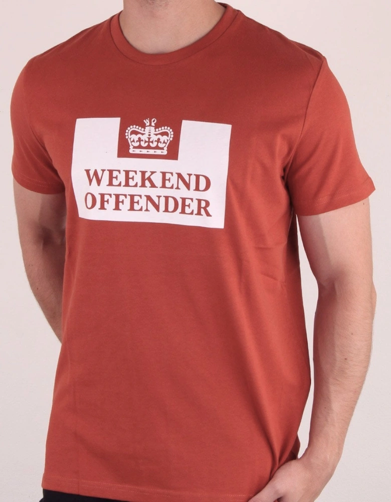 Weekend Offender Mens T Shirt Crew Neck Prison Summer Casual Cotton Short Sleeve
