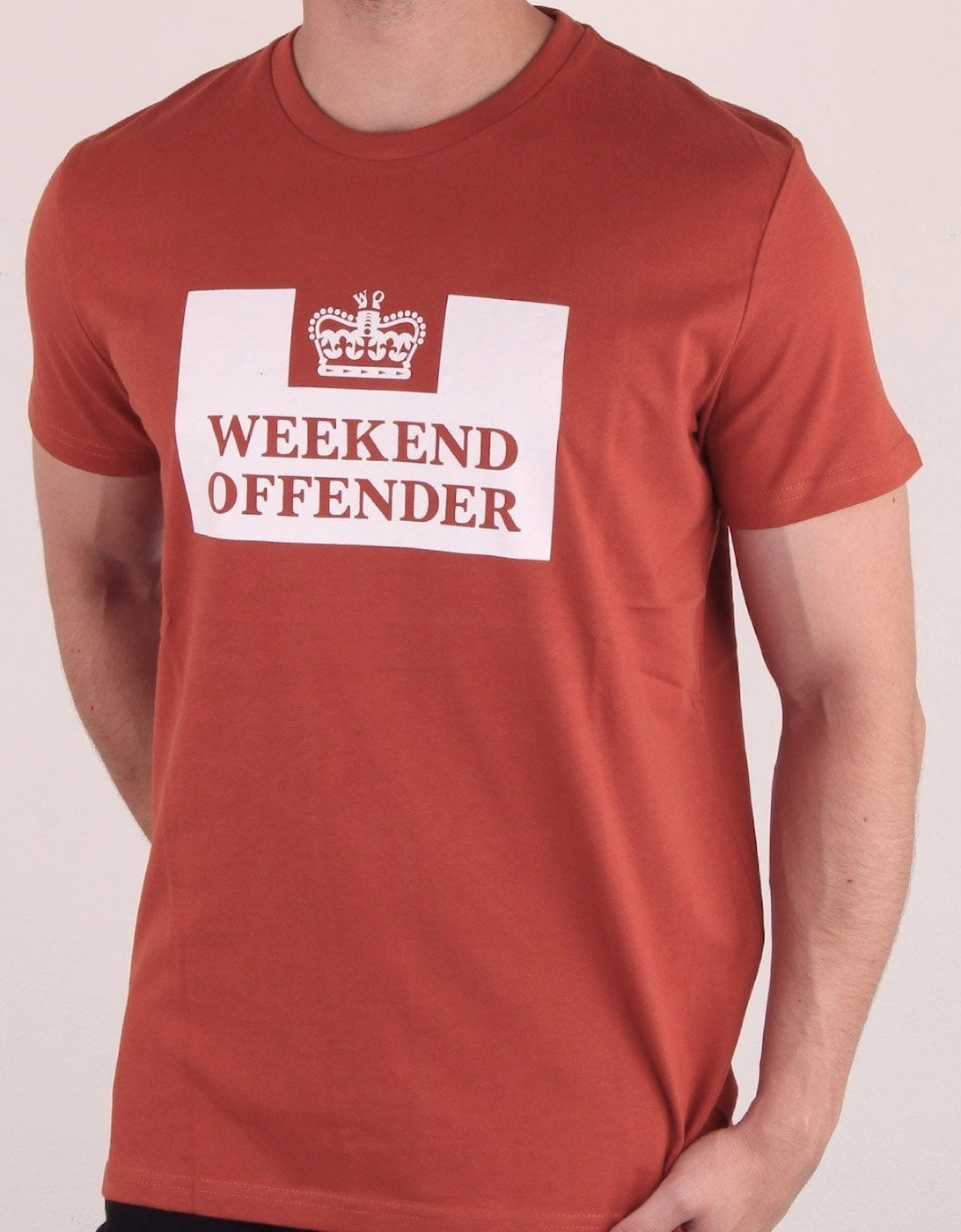 Weekend Offender Mens T Shirt Crew Neck Prison Summer Casual Cotton Short Sleeve