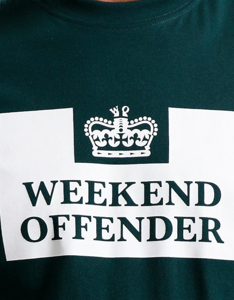Weekend Offender Mens T Shirt Crew Neck Prison Summer Casual Cotton Short Sleeve