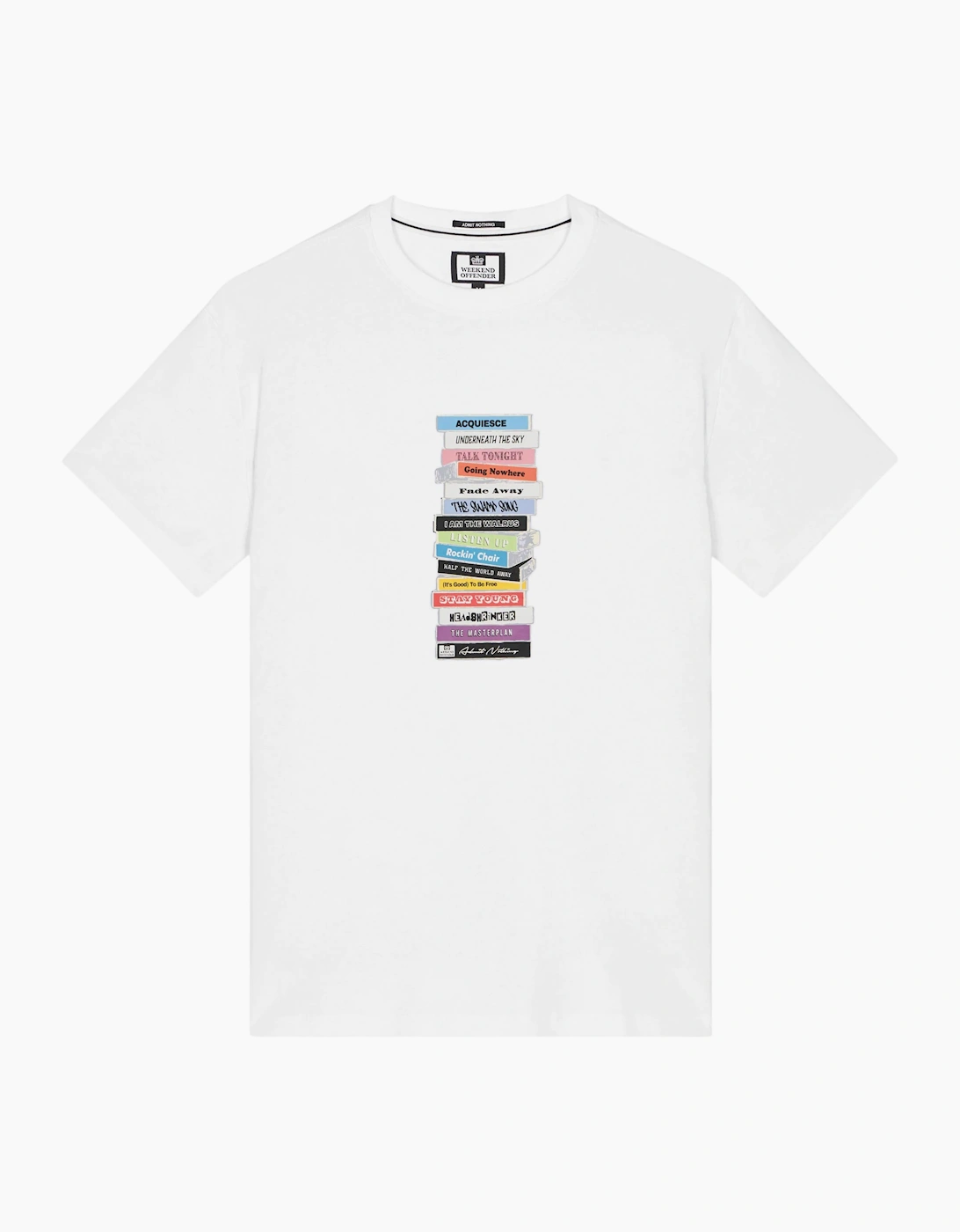 Weekend Offender Mens T Shirts Cassetes Graphic Tee