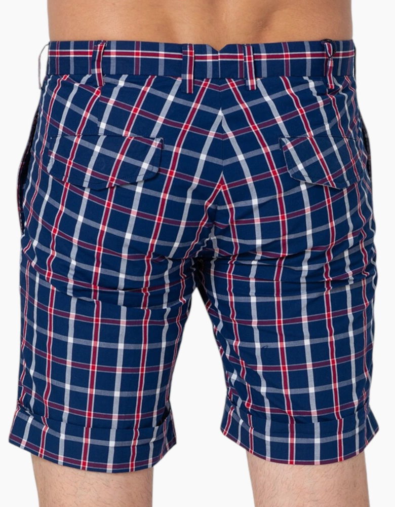 GANT Mens Check Shorts Casual Cotton Knee Combat Summer