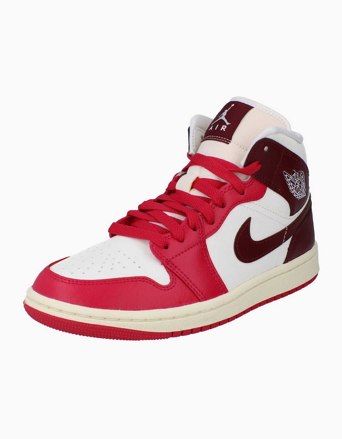 Nike Womens Air Jordan 1 Mid Trainers Bq6472 Shoes  119, 6 of 5