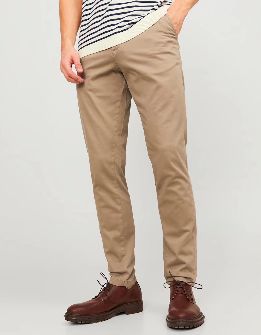 Jack & Jones Slim Fit Chino Trouser Bowie BEIGE