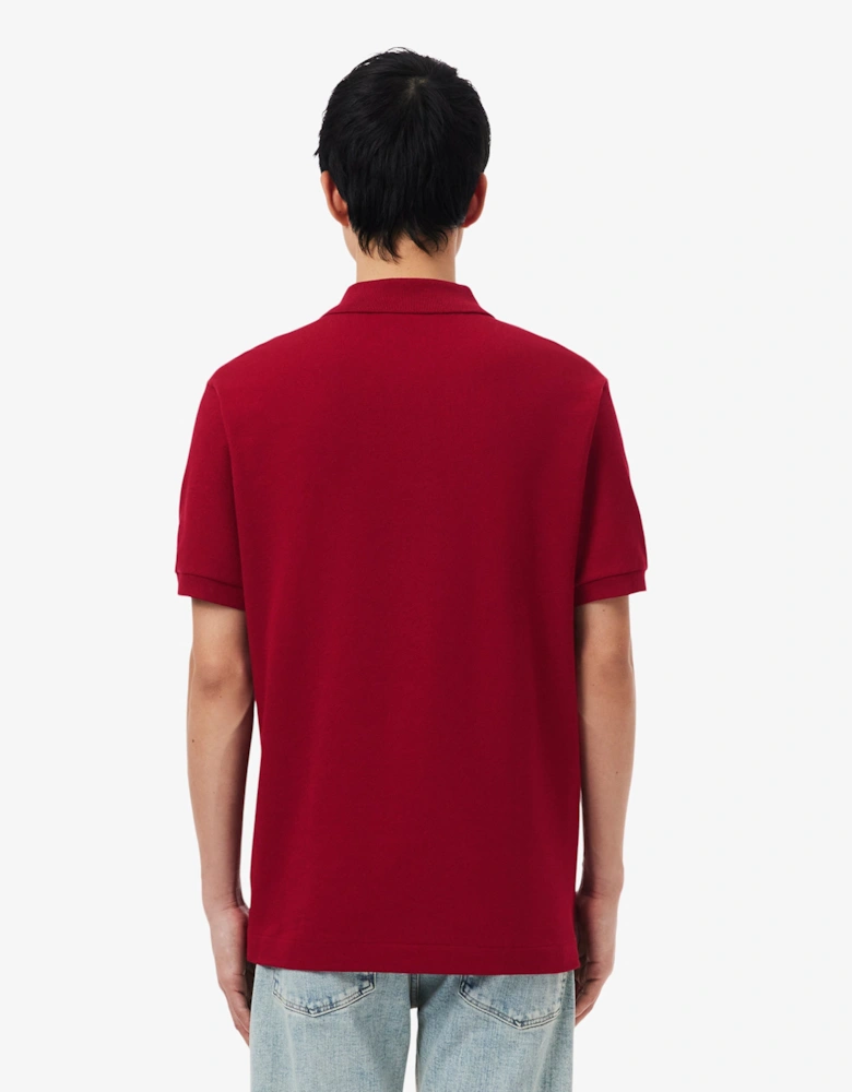 Lacoste Classic Fit L.12.12 Mens Short Sleeve Polo Shirt - Bordeaux 476