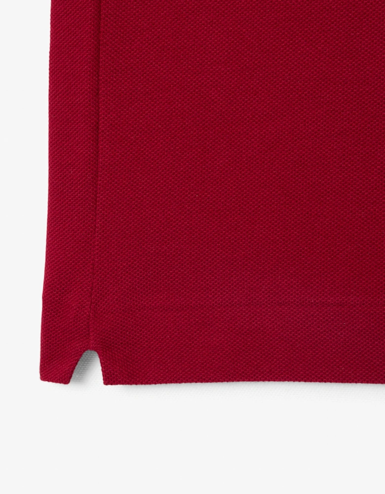Lacoste Classic Fit L.12.12 Mens Short Sleeve Polo Shirt - Bordeaux 476