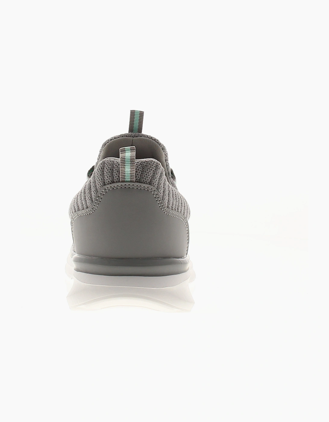 Surge Womens Trainers Memory Foam Viviane Bungee Lace Grey UK Size