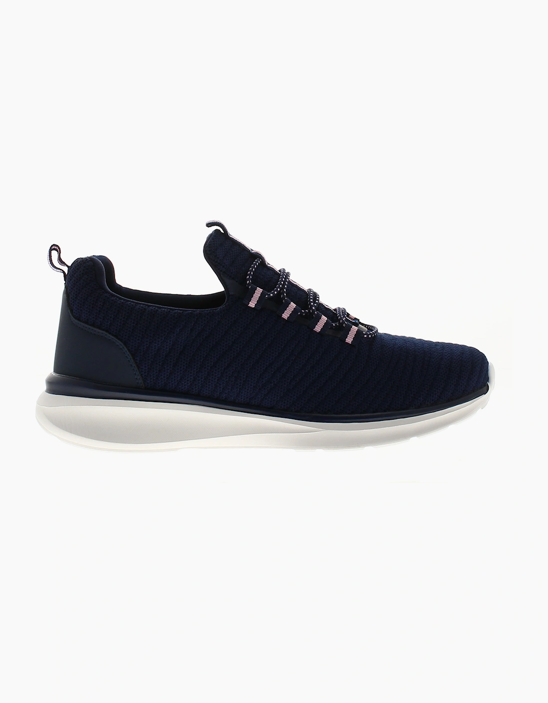 Surge Womens Trainers Memory Foam Viviane Bungee Lace Navy UK Size