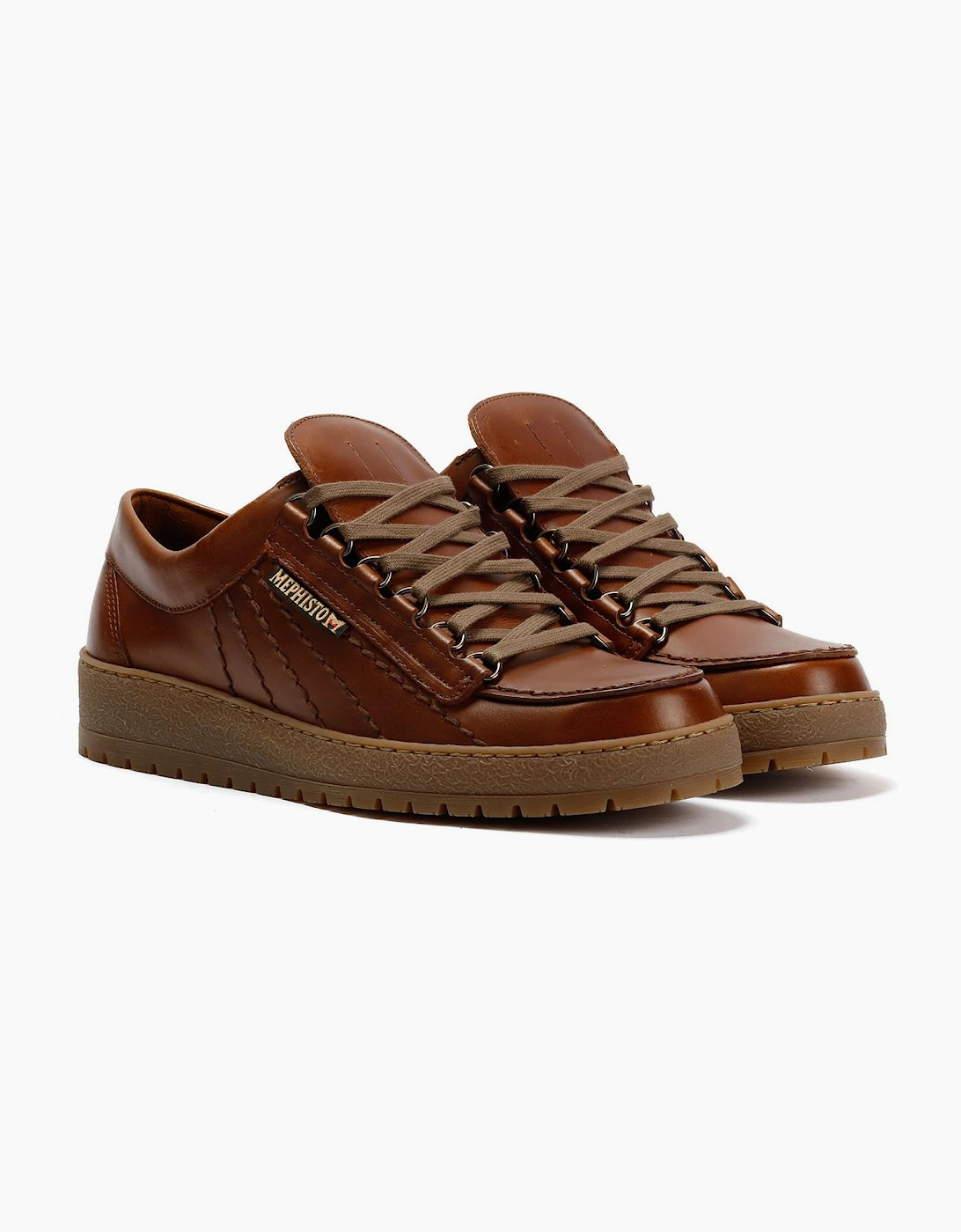 Mephisto Rainbow Heritage 4778 Leather Men's Chestnut Shoes, 9 of 8