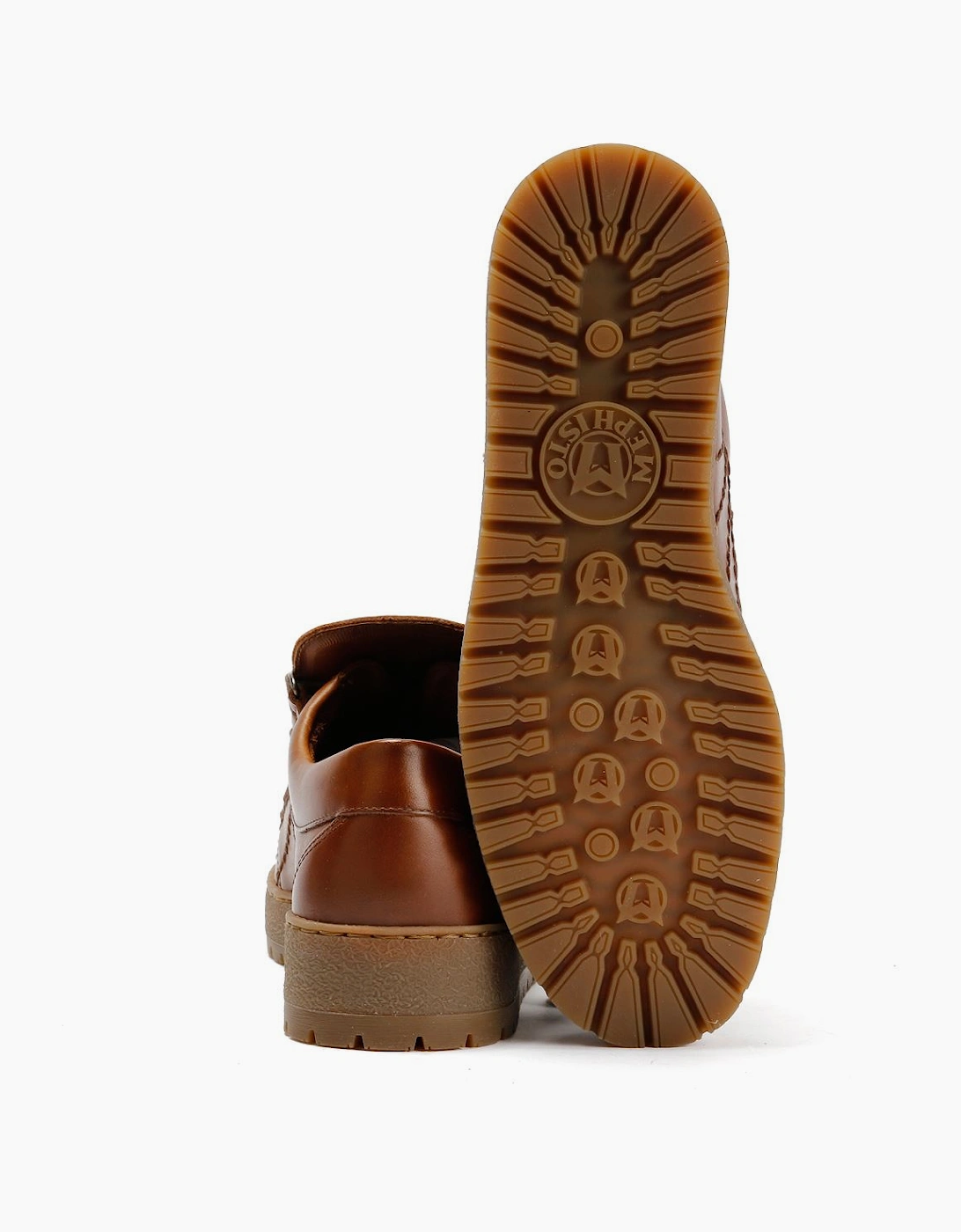 Mephisto Rainbow Heritage 4778 Leather Men's Chestnut Shoes
