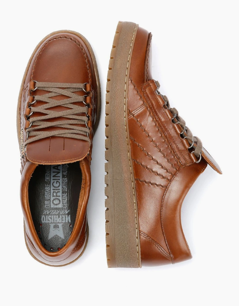 Mephisto Rainbow Heritage 4778 Leather Men's Chestnut Shoes