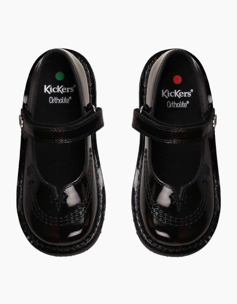 MJ Wings Girls Infant School Shoes