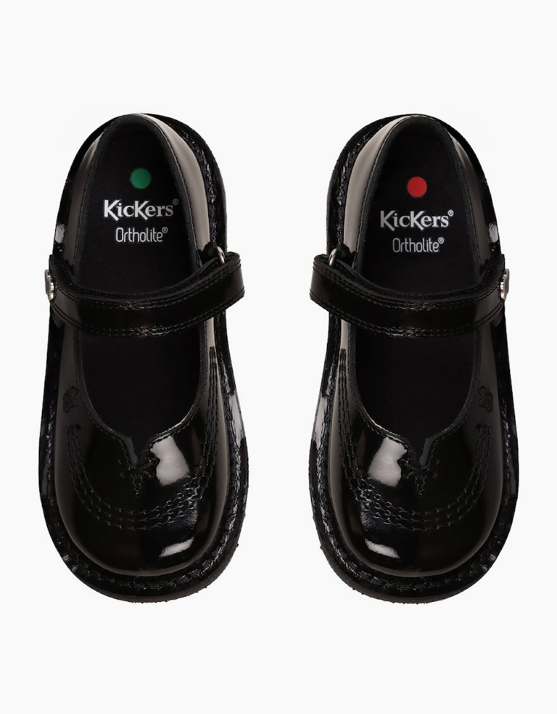 MJ Wings Girls Infant School Shoes
