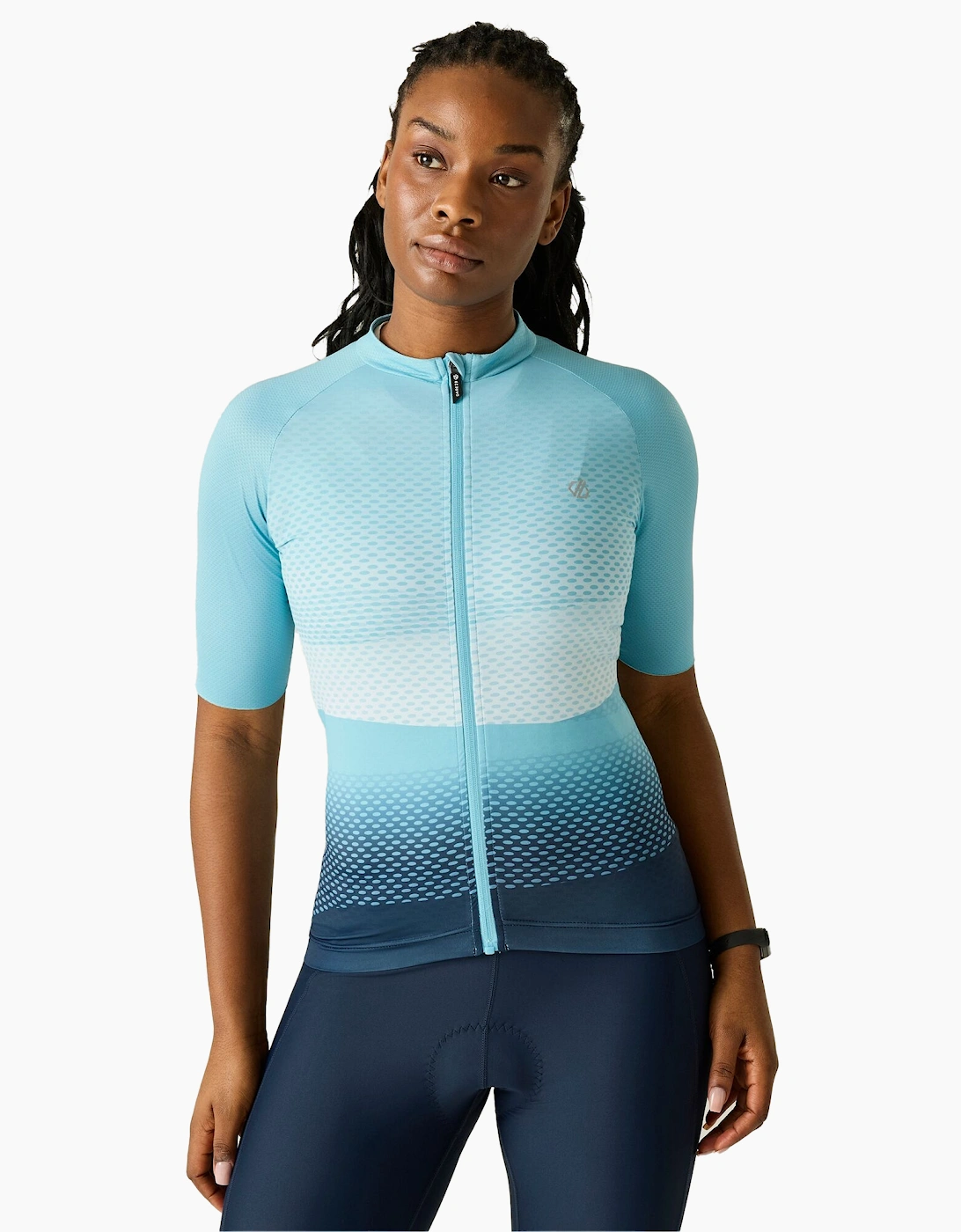 Dare 2B Womens/Ladies Lightning Gradient Print Half-Sleeved Cycling Jersey, 6 of 5