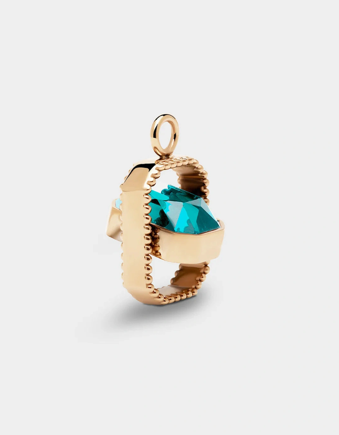 Talisman charm in turqoise