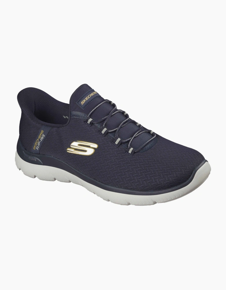 Skechers Arch Fit Summits Kynor Polyester Men's Navy/Yellow Trainers