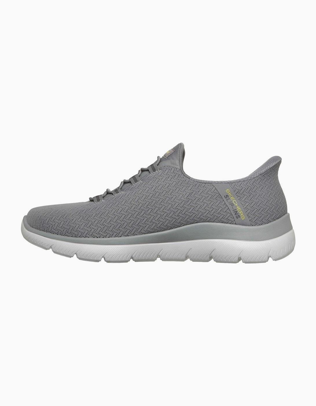 Skechers Arch Fit Summits Kynor Polyester Men's Grey/Lime Trainers