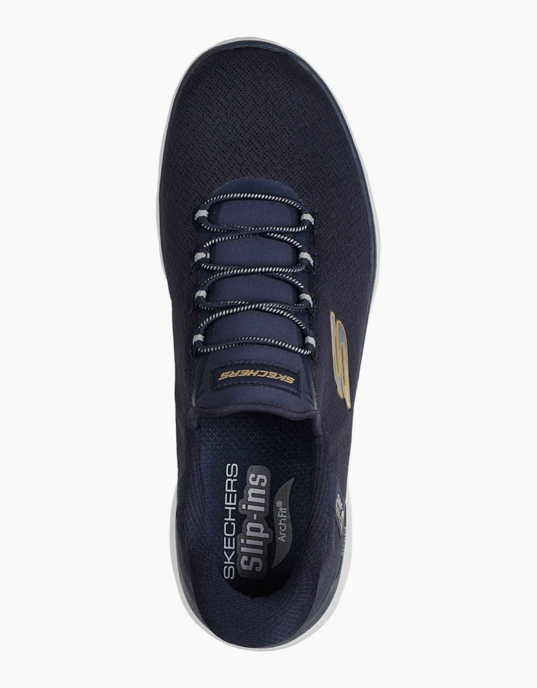 Skechers Arch Fit Summits Kynor Polyester Men's Navy/Yellow Trainers