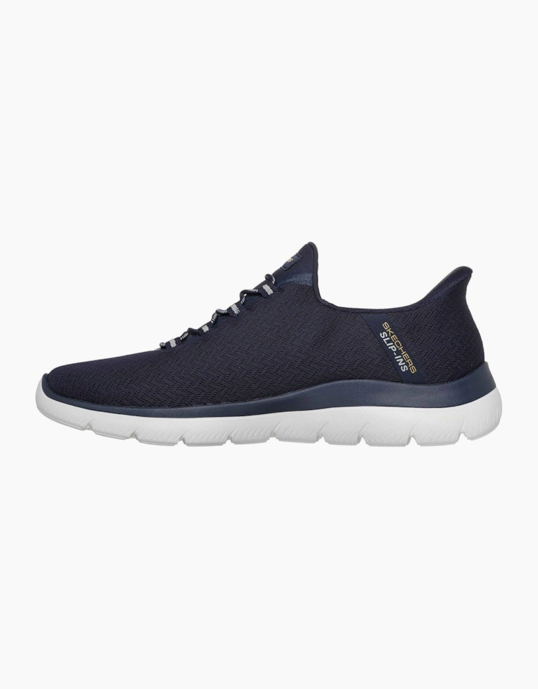 Skechers Arch Fit Summits Kynor Polyester Men's Navy/Yellow Trainers