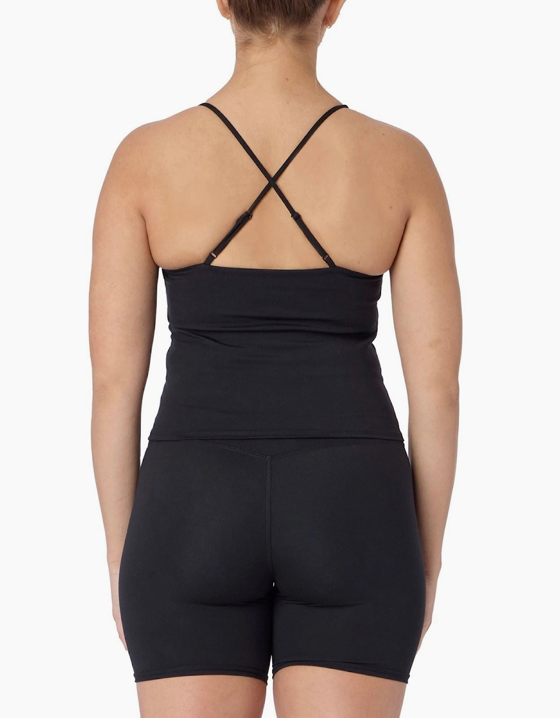 Skechers Goflex Slim Strappy Tank Polyester Women's Black Activewear Tank Tops