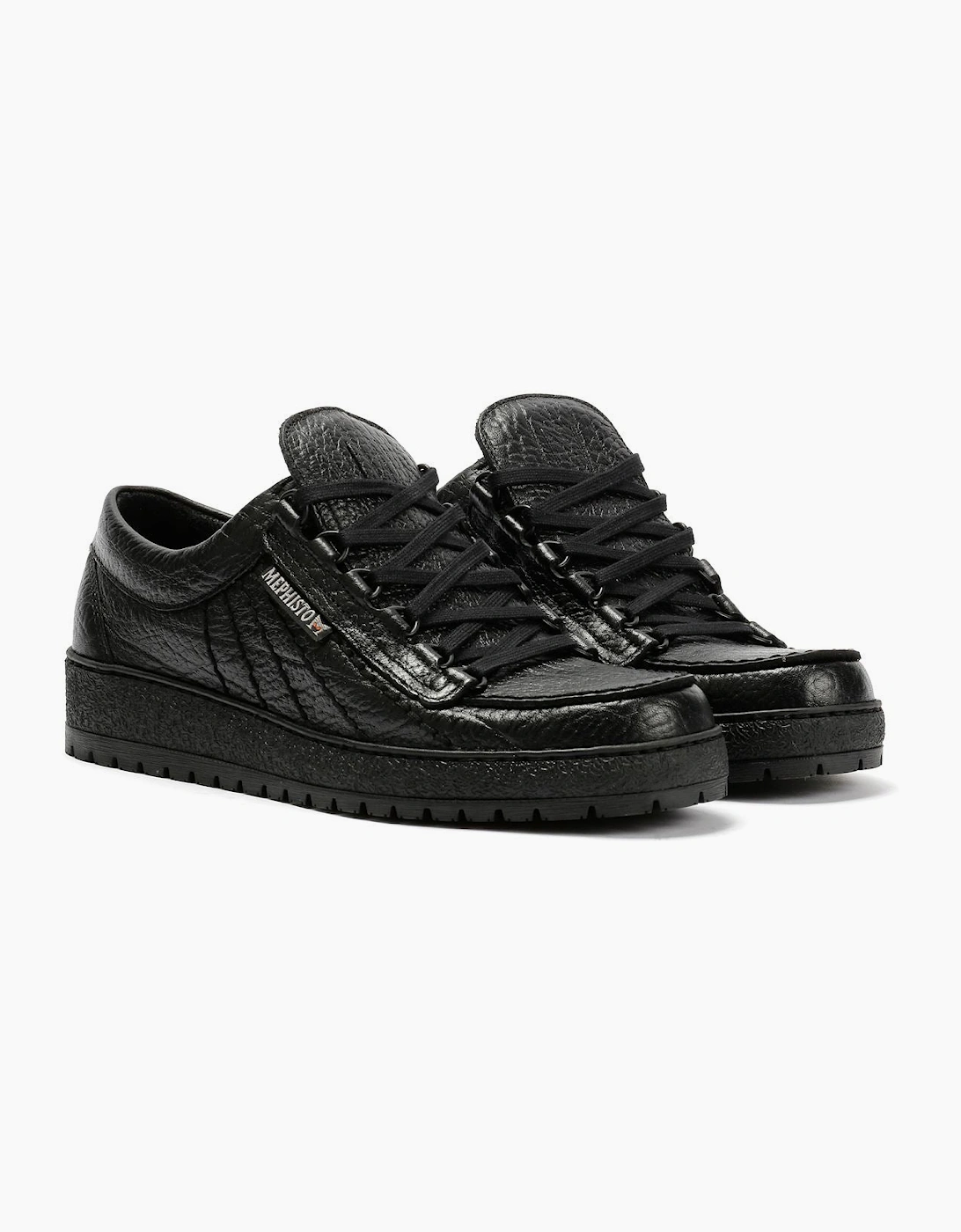Mephisto Rainbow Mamouth 714 Leather Men's Black Shoes