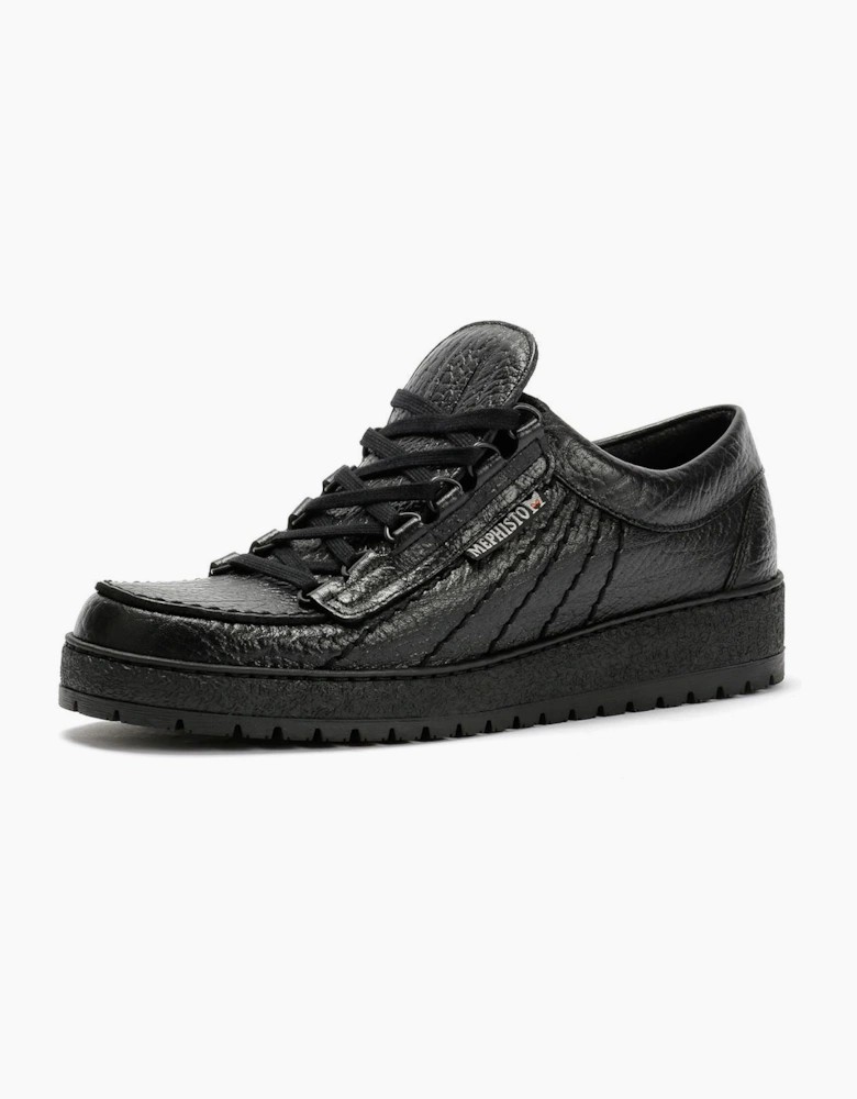 Mephisto Rainbow Mamouth 714 Leather Men's Black Shoes