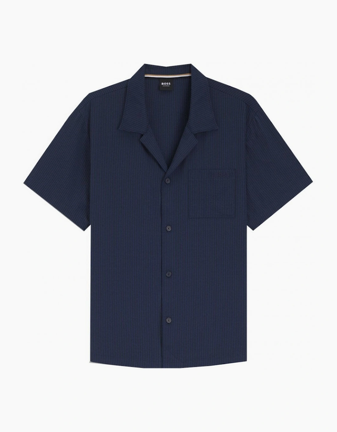 Hugo Boss Men's Relaxed Fit Navy Shirt
