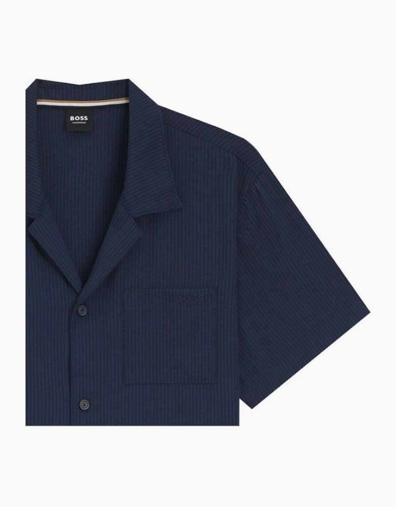 Hugo Boss Men's Relaxed Fit Navy Shirt