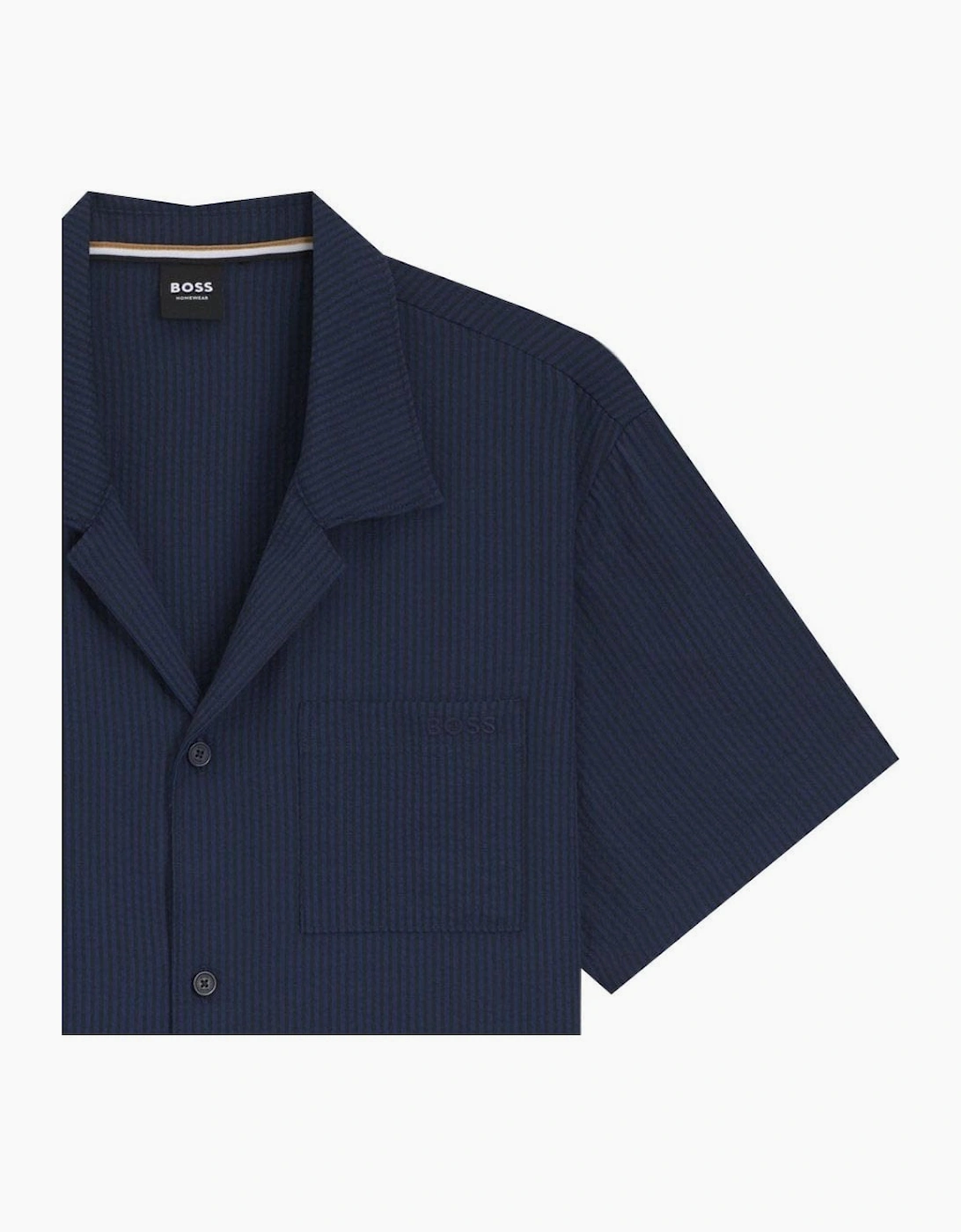 Hugo Boss Men's Relaxed Fit Navy Shirt