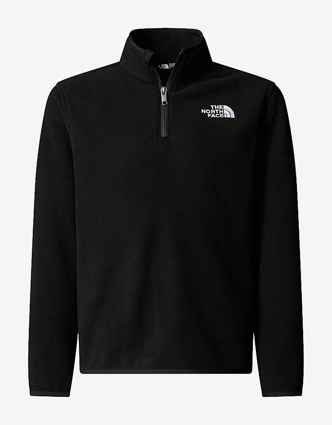 The North Face Kids Glacier 1/4 Zip Pullover in Black
