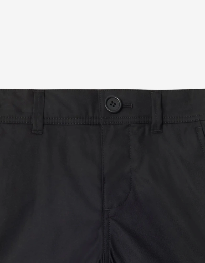Burberry Baby Boys Mini Oscar Check Turn-Up Shorts in Navy