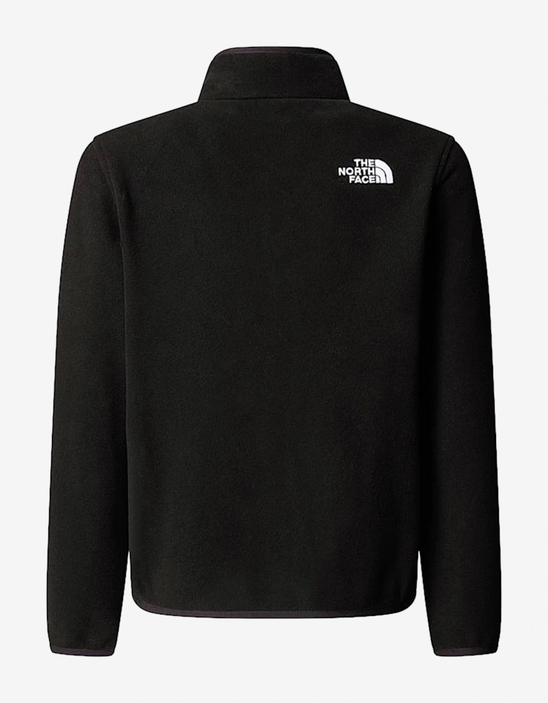 The North Face Kids Glacier 1/4 Zip Pullover in Black