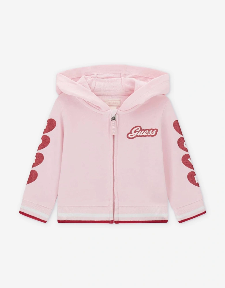 Guess Baby Girls Love Tracksuit in Pink