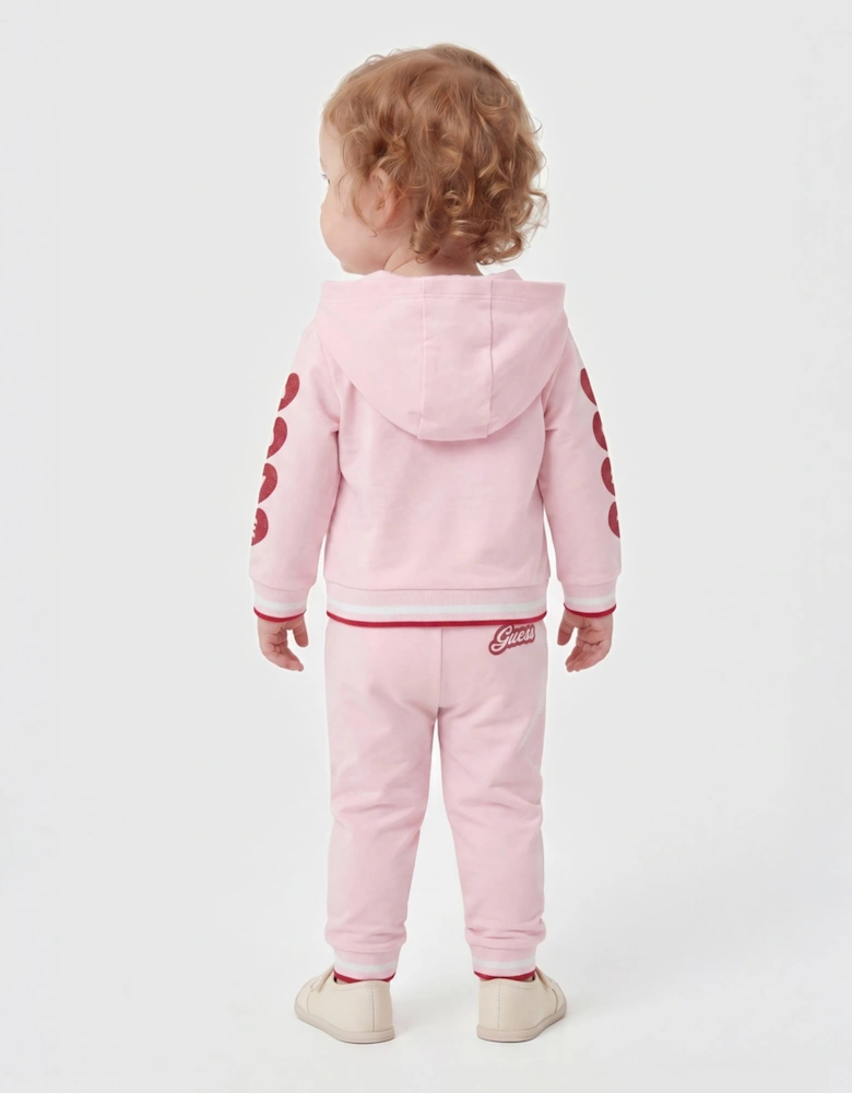 Guess Baby Girls Love Tracksuit in Pink