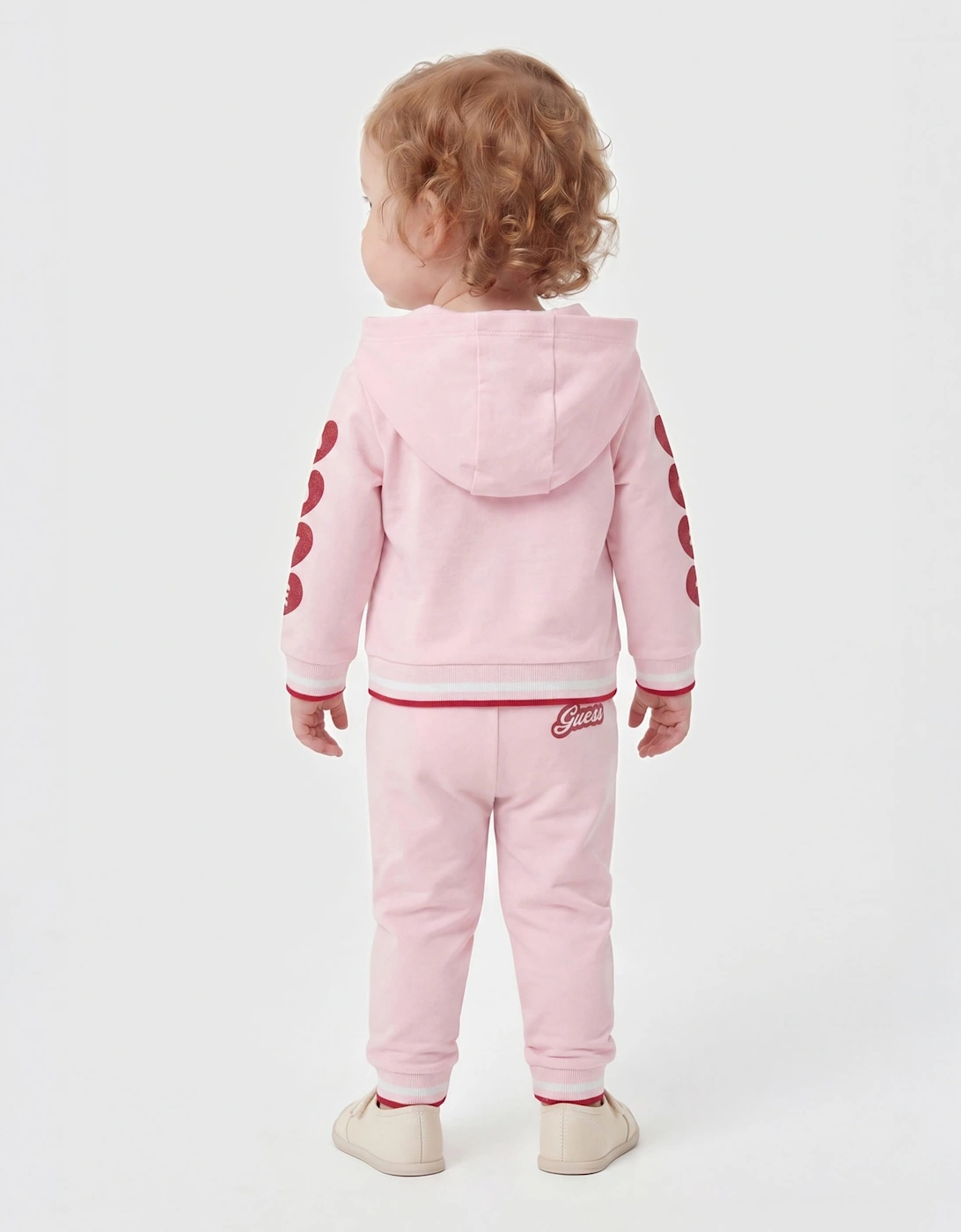 Guess Baby Girls Love Tracksuit in Pink