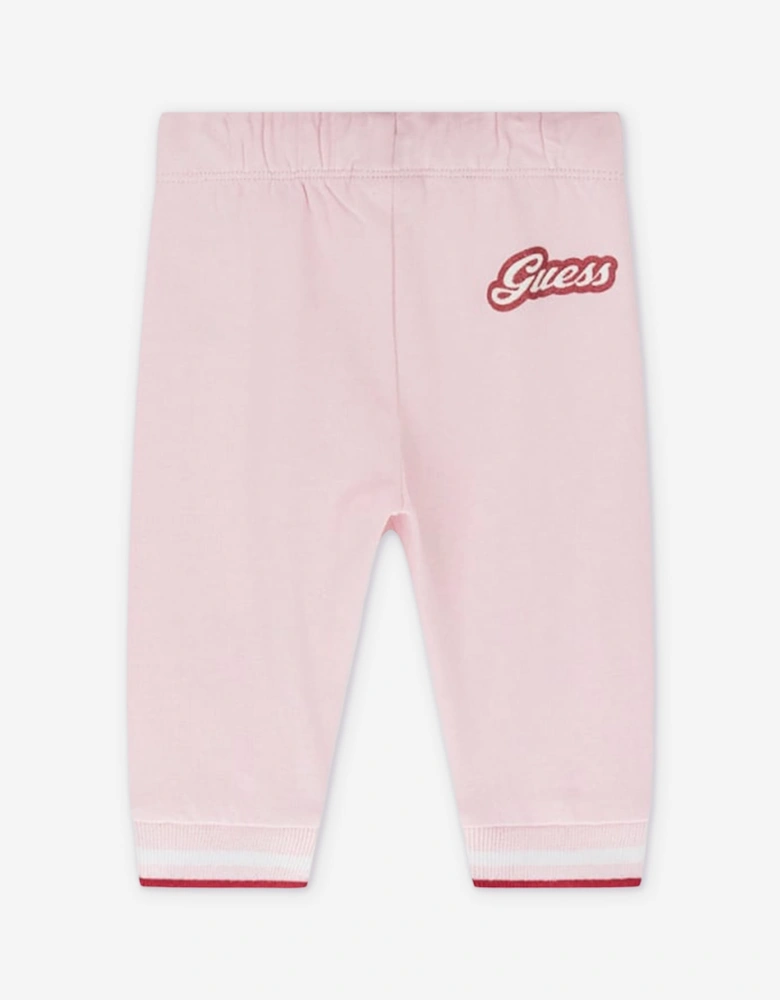 Guess Baby Girls Love Tracksuit in Pink