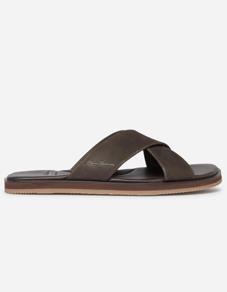 Oliver Sweeney Chesil Nubuck Mens Sandals - Brown