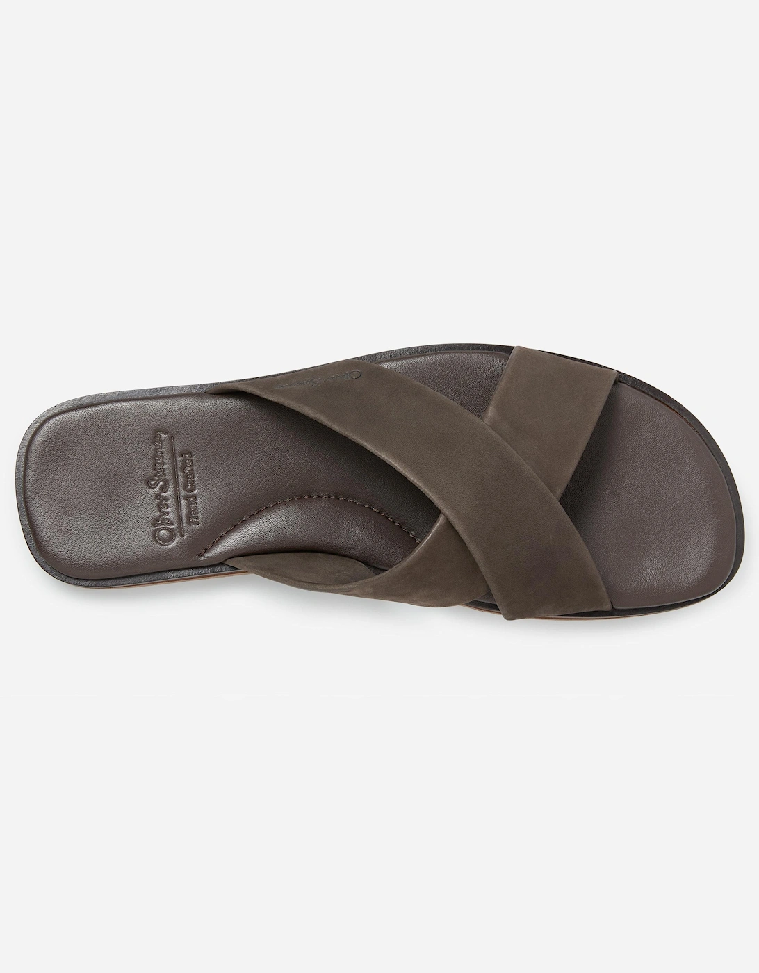 Oliver Sweeney Chesil Nubuck Mens Sandals - Brown
