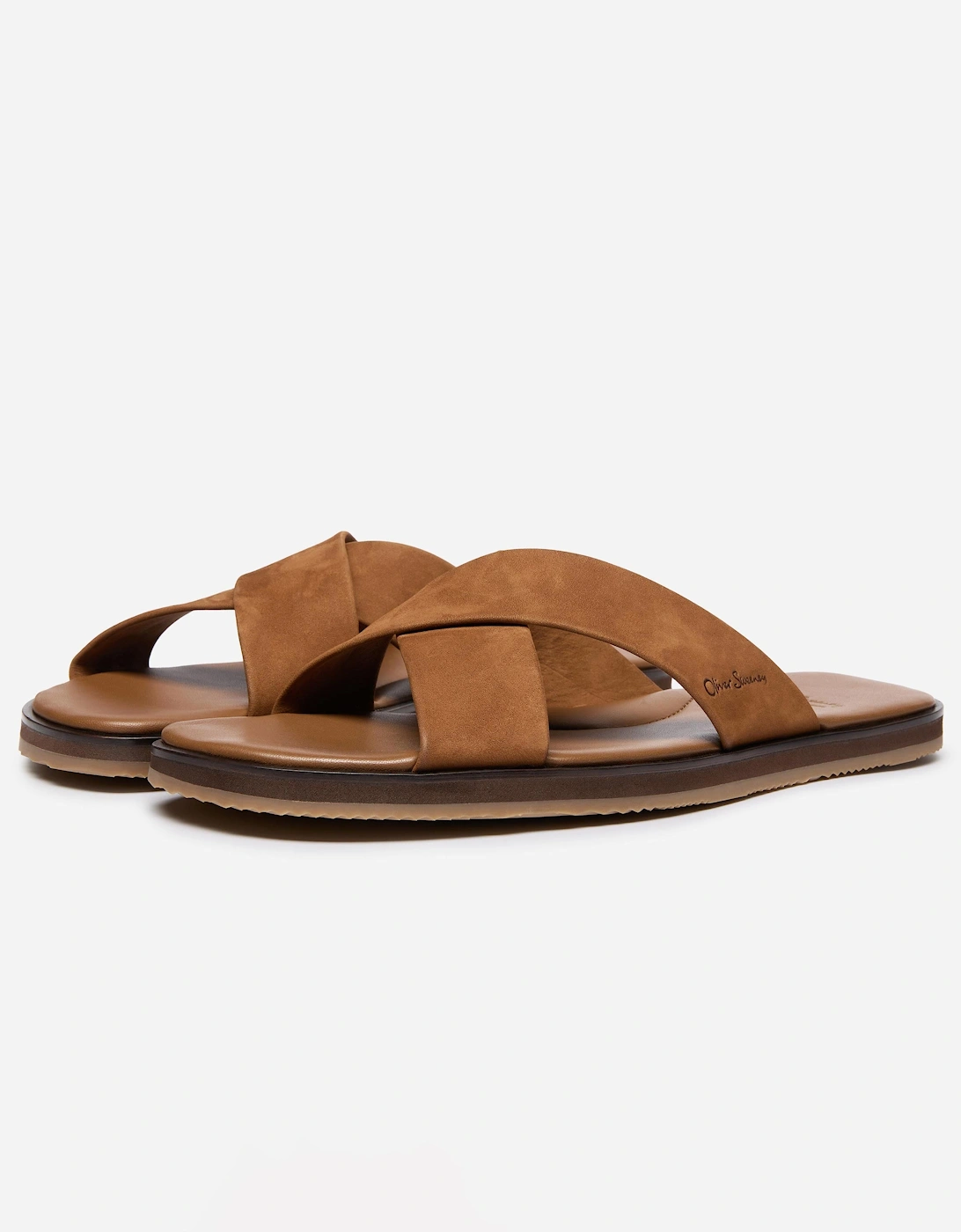 Oliver Sweeney Chesil Nubuck Mens Sandals - Tan