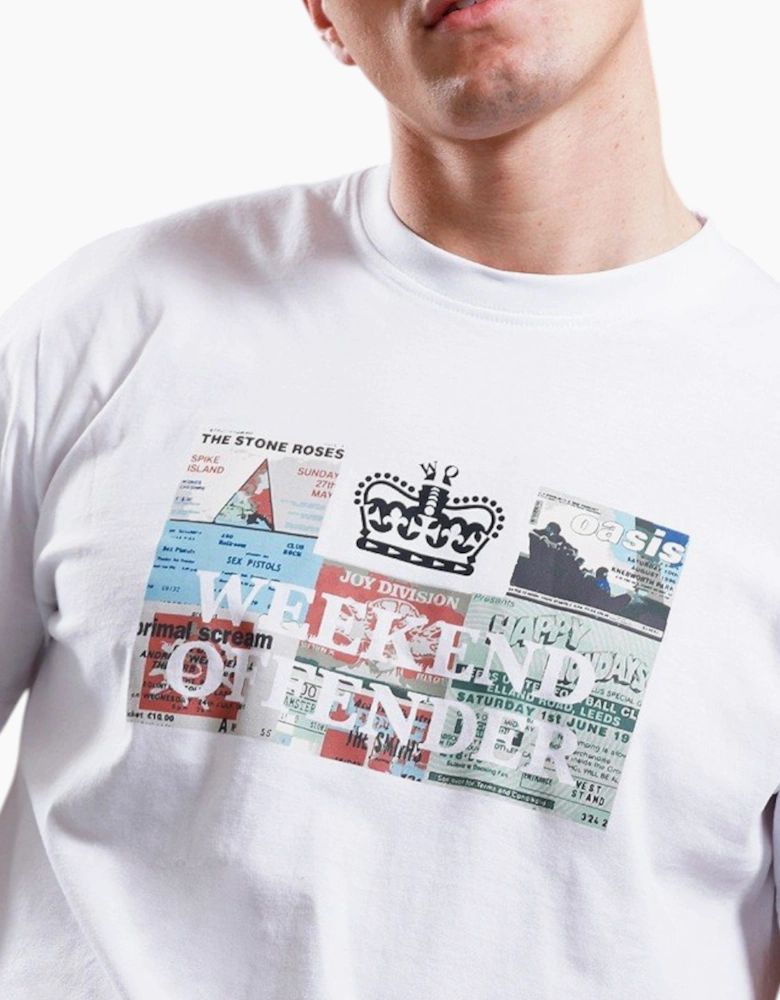 Weekend Offender Tickets Mens T Shirts Crew Neck Tee
