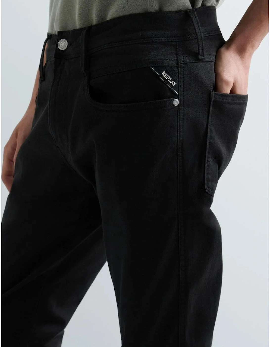 Replay Anbass Slim Fit Jeans 8366197 040 Black