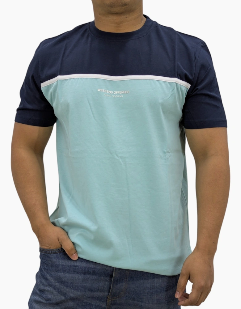 Weekend Offender Mens T Shirt Studio 54 Crew Neck Short Sleeve Casual Cotton Top