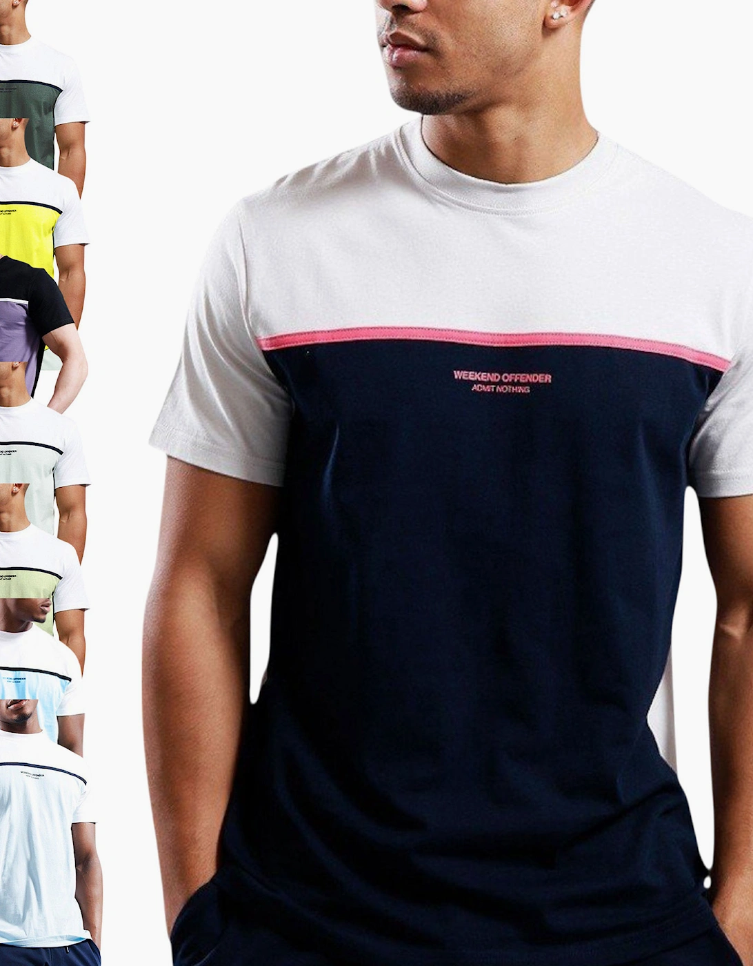 Weekend Offender Mens T Shirt Studio 54 Crew Neck Short Sleeve Casual Cotton Top, 2 of 1