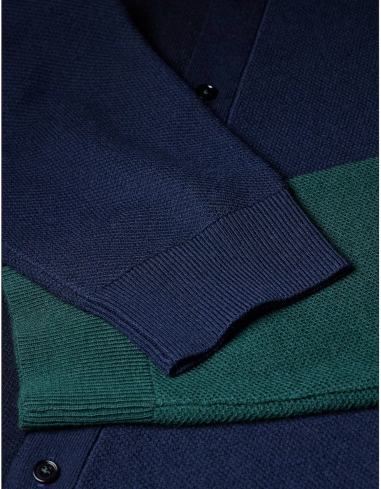 Paul Smith  Knitted Cardigan 49 DK NAVY
