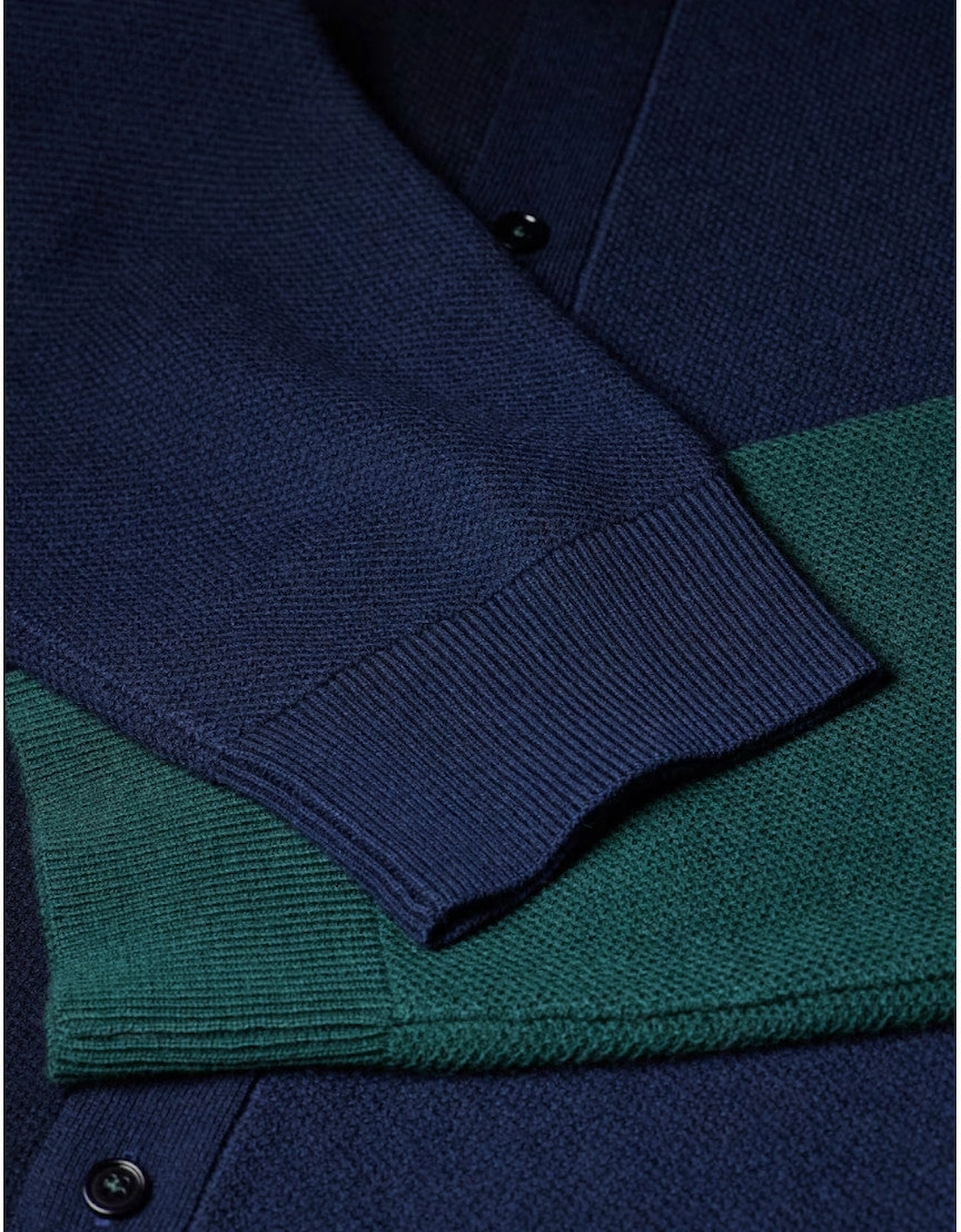 Paul Smith  Knitted Cardigan 49 DK NAVY
