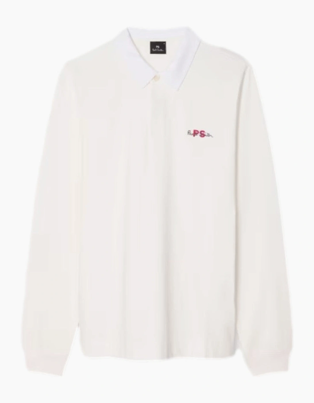 PS Paul Smith Casual Fit Rugby Sweatshirt 02 Off White