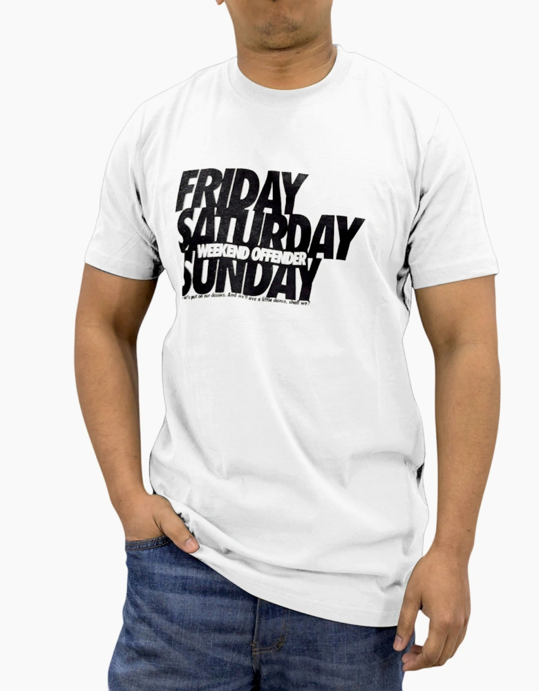 Weekend Offender Mens T Shirt Crew Neck Graphic Tee
