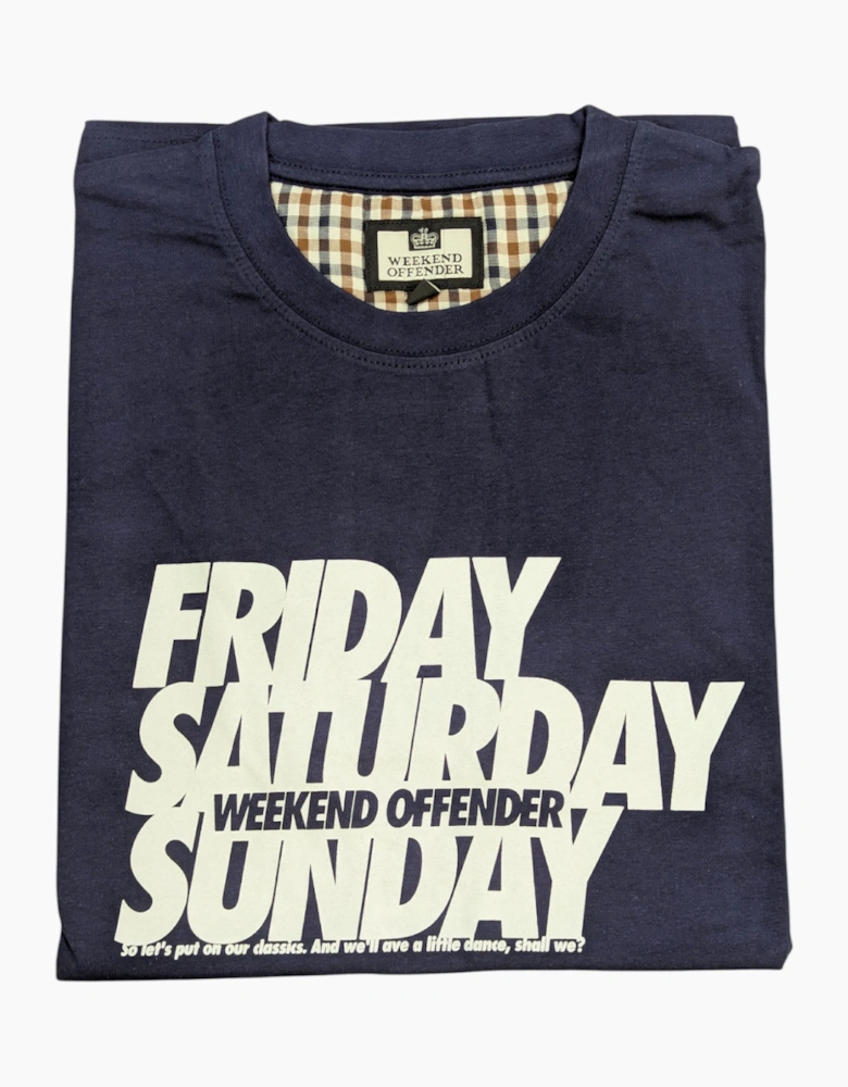 Weekend Offender Mens T Shirt Crew Neck Graphic Tee
