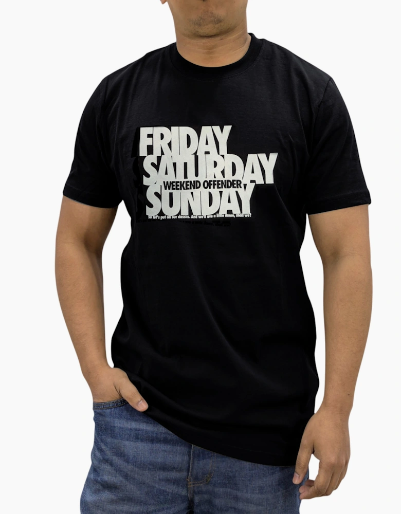 Weekend Offender Mens T Shirt Crew Neck Graphic Tee