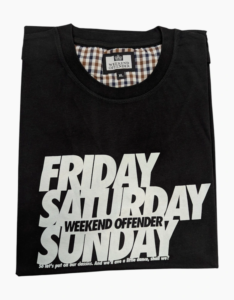 Weekend Offender Mens T Shirt Crew Neck Graphic Tee